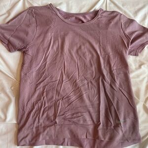 Nike Purple Fitted Short Sleeve T-Shirt